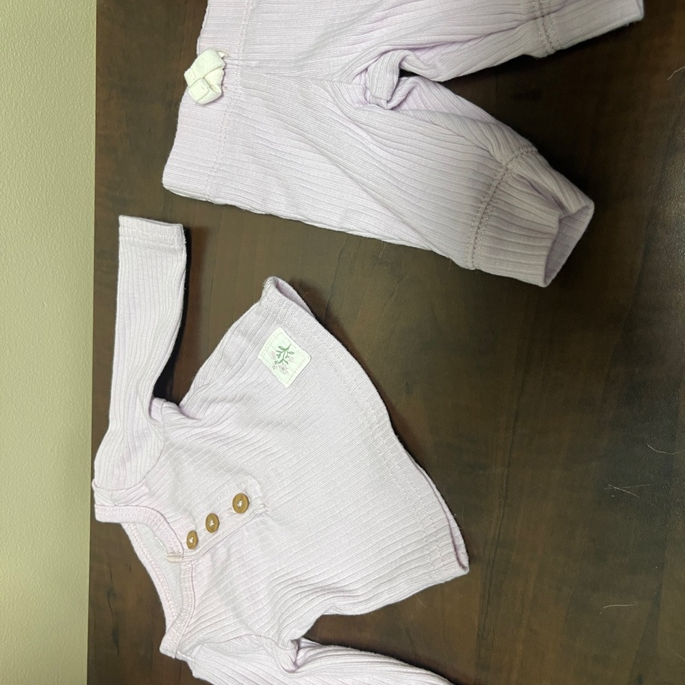 Baby Outfit Set in Light Purple
